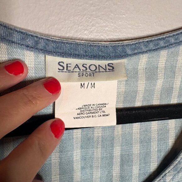 Vintage button down denim maxi dress - Picture 3 of 5